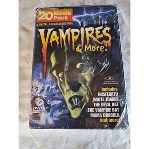 Vampires & More 20 Movie Pack 4 DVD Set Mill Creek Entertainment Nosferatu Horro